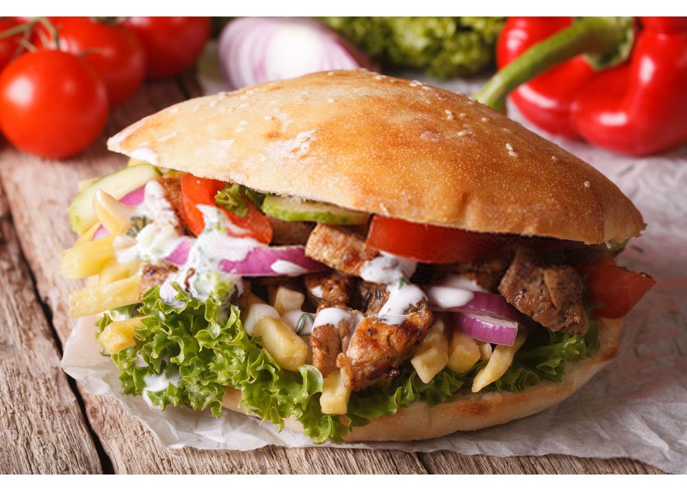 Sandwich, Dürüm Sandwich Kebab Agneau (Vos garnitures ici)